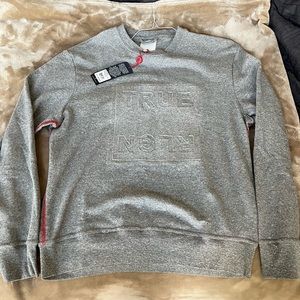 True Religion Men's Debossed Logo Double Knit Sweatshirt